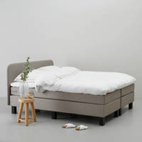 Wehkamp Home complete boxspring Lewis (160x200 cm), Taupe