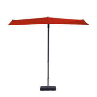 Madison parasol Sun Wave (300x150 cm), Rood