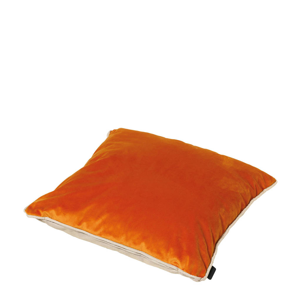 Madison sierkussen tuin (45x45 cm), Oranje/linnen
