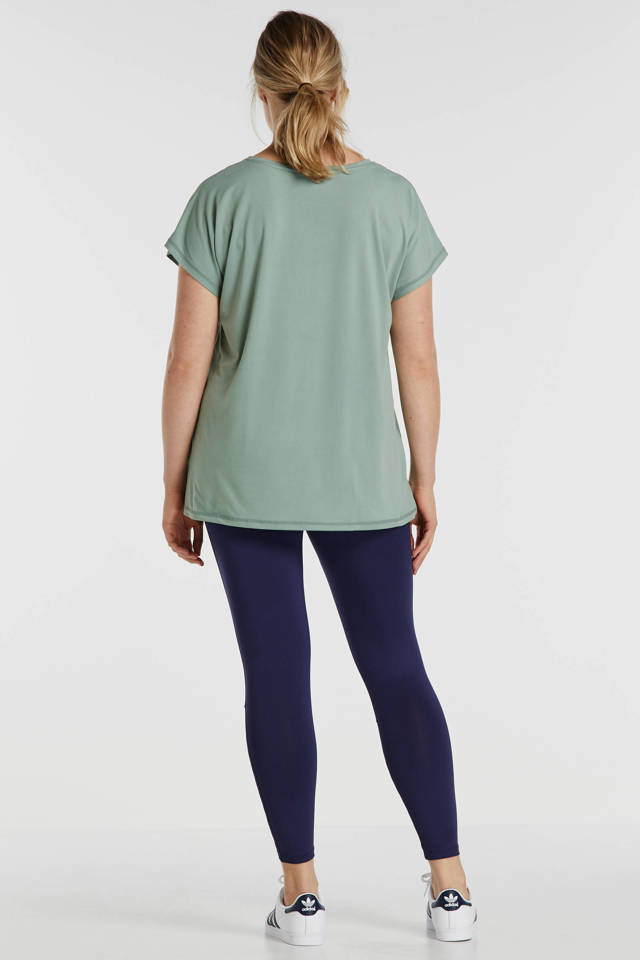 ACTIVE By Zizzi Plus Size sport Tshirt mintgroen wehkamp