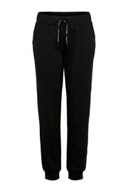 thumbnail: Zwarte dames ONLY PLAY trainingsbroek van polyester met regular fit, regular waist, elastische tailleband met koord en effen