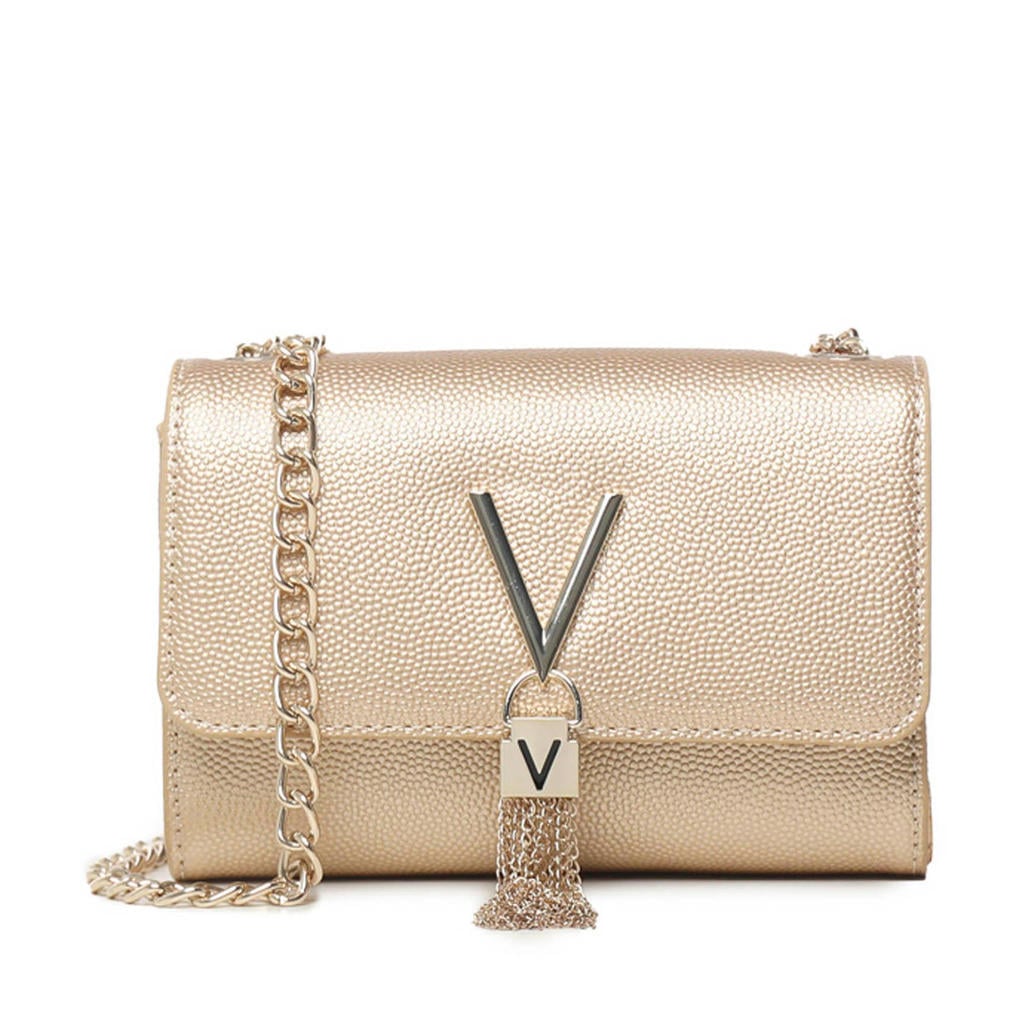 Valentino Bags crossbody tas Divina goudkleurig