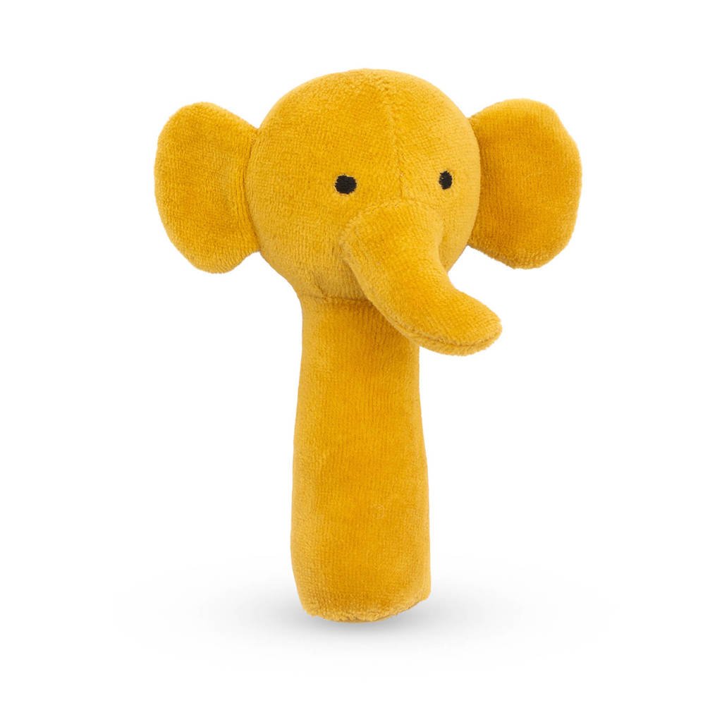 Jollein rammelaar Elephant mustard, Geel