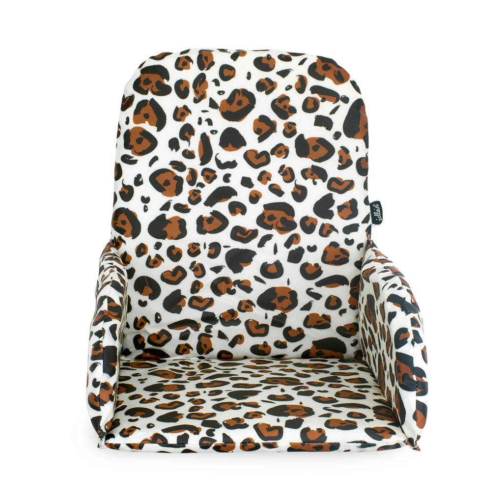 Jollein stoelverkleiner Leopard natural, Beige/bruin