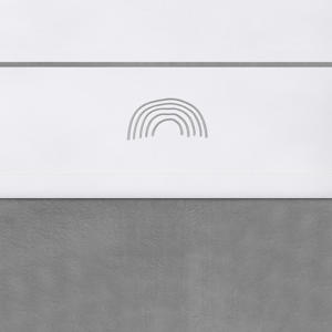 baby wieglaken 75x100 cm Rainbow grey