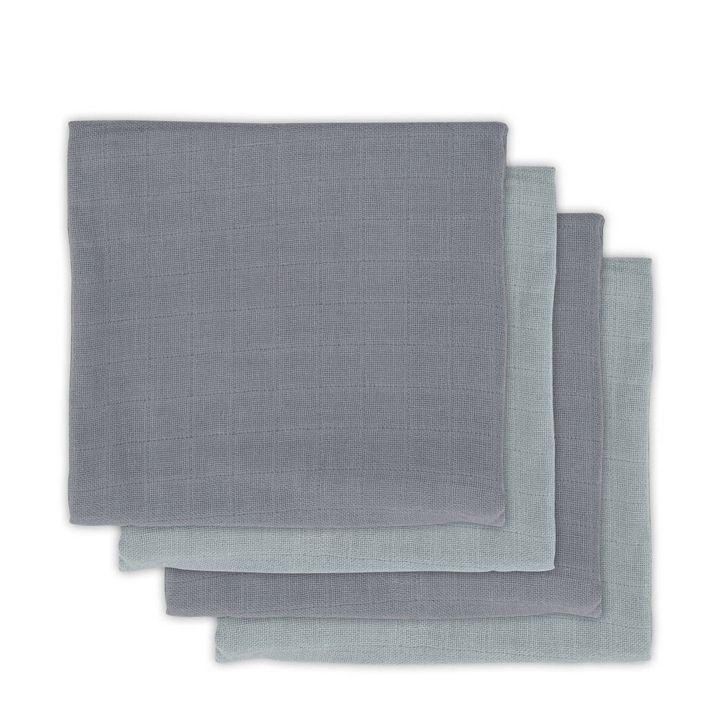 Jollein bamboe multidoek small - set van 4 70x70 cm Caramel