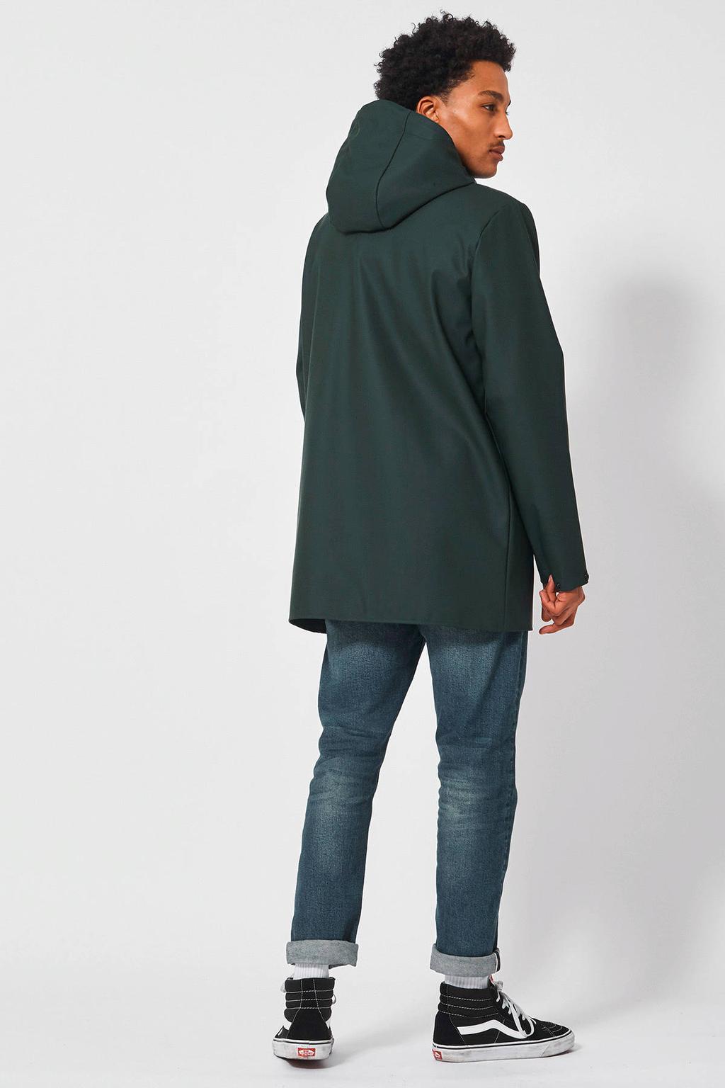 America Today straight fit regenjas Jace dark green