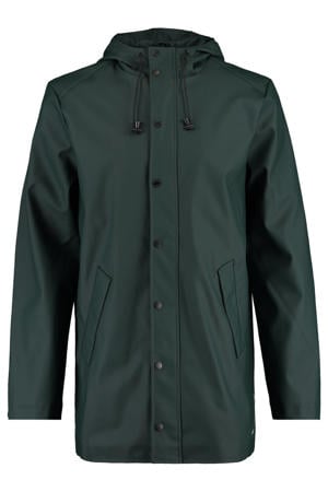 straight fit regenjas Jace dark green