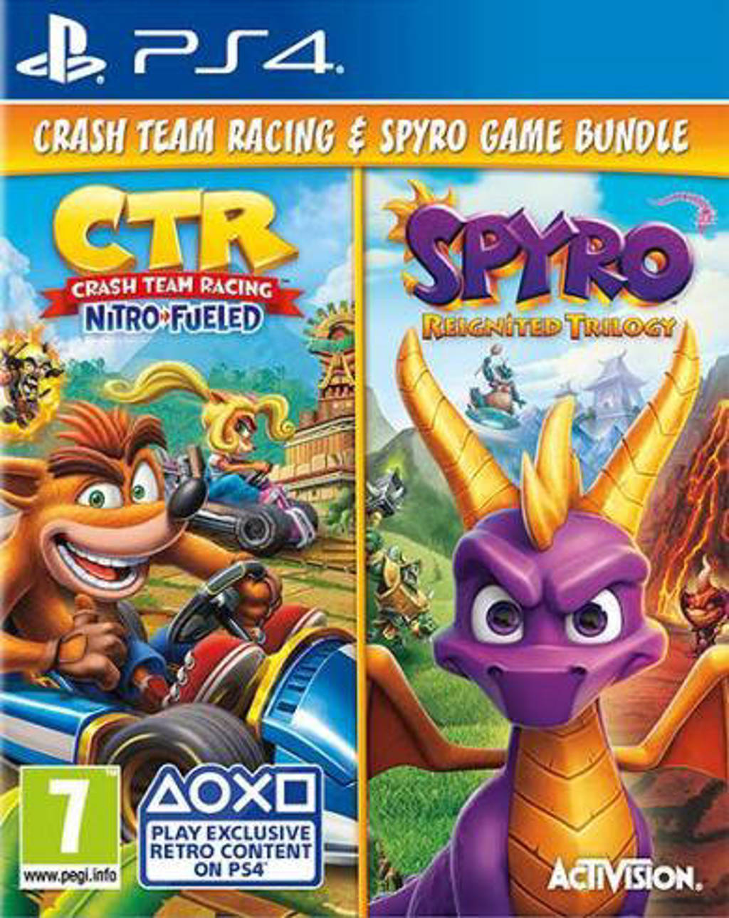Bundle Crash team racing / Spyro trilogy (PlayStation 4)