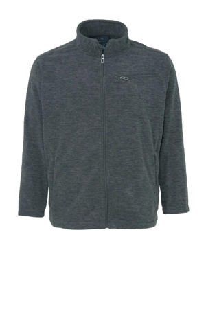 XL Angelo Litrico gemêleerd vest grijs melange