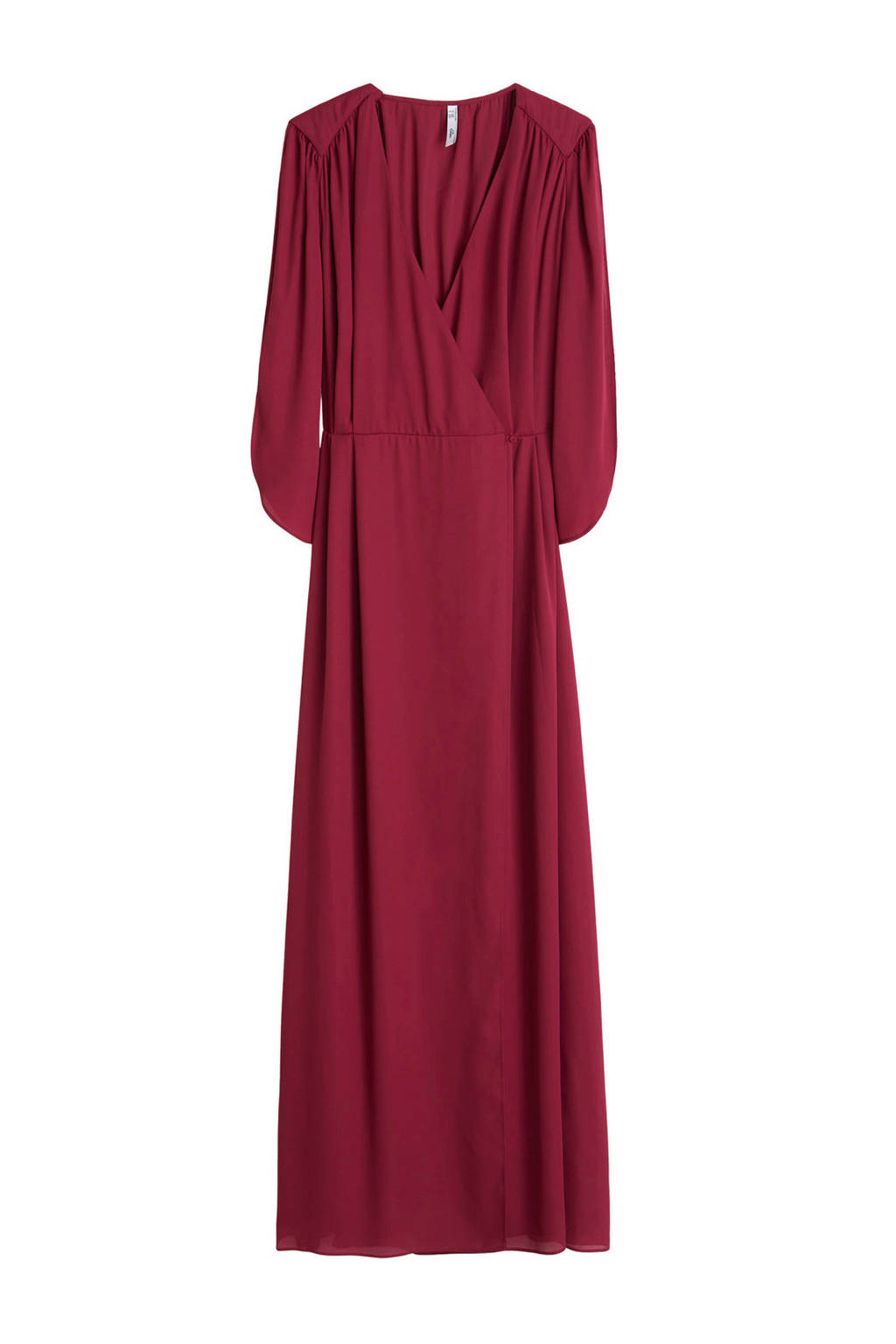 Mango maxi jurk bordeaux, Bordeaux