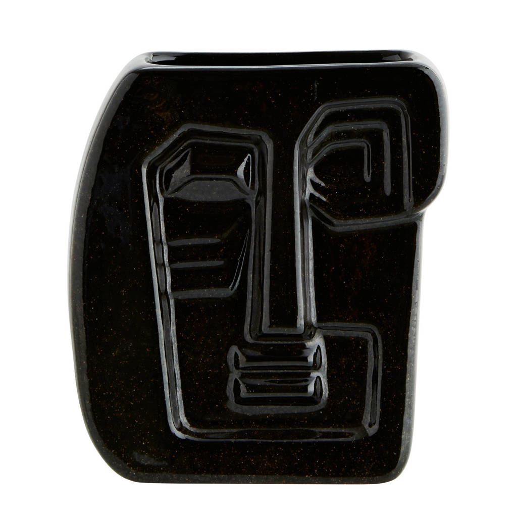 Madam Stoltz vaas, Zwart/bruin , 16