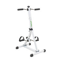 Tunturi  Dubbele Bewegingstrainer - Fietstrainer - Stoelfiets - Mini bike - Verstelbaar, Wit