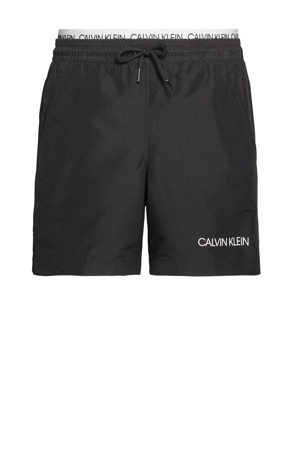 CALVIN KLEIN zwemshort zwart/wit, Zwart