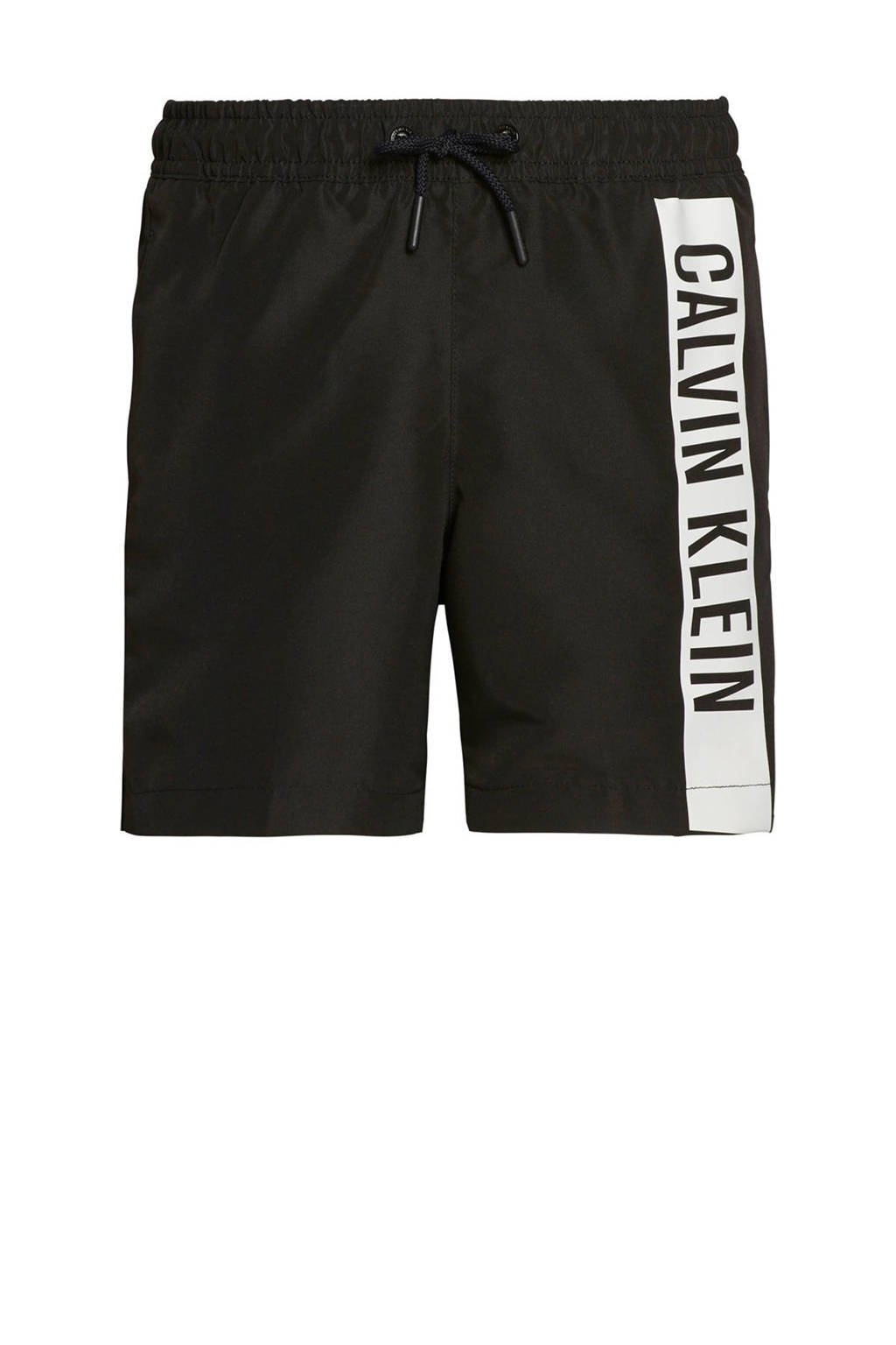 CALVIN KLEIN zwemshort zwart/wit, Zwart