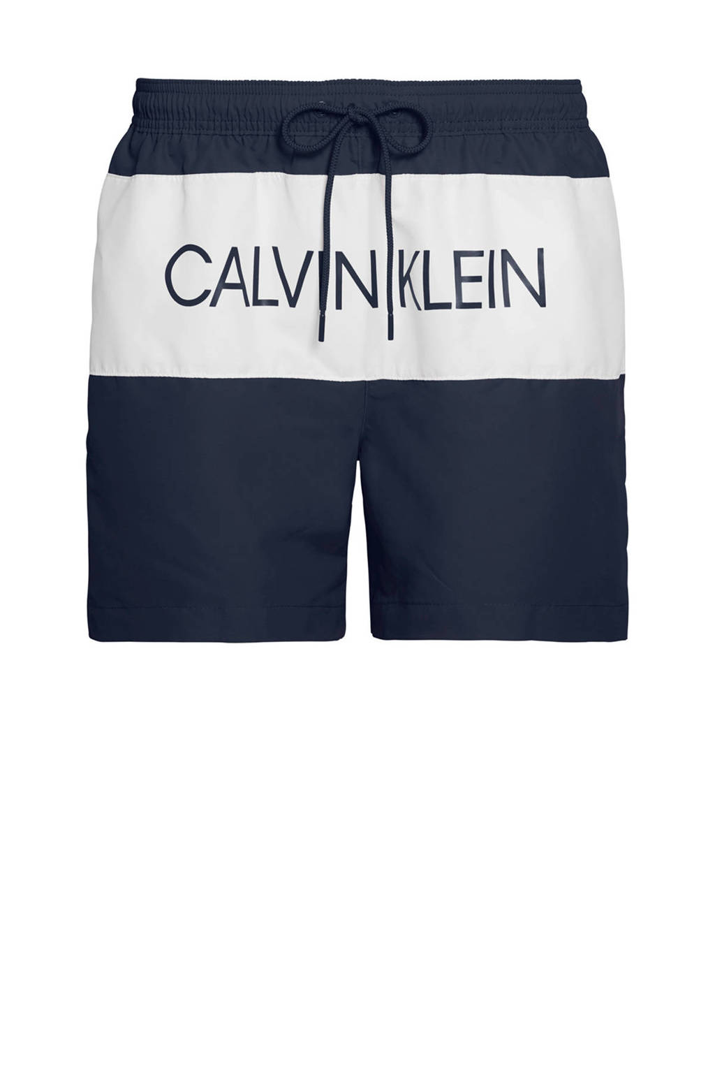 CALVIN KLEIN zwemshort zwart, Zwart / Wit