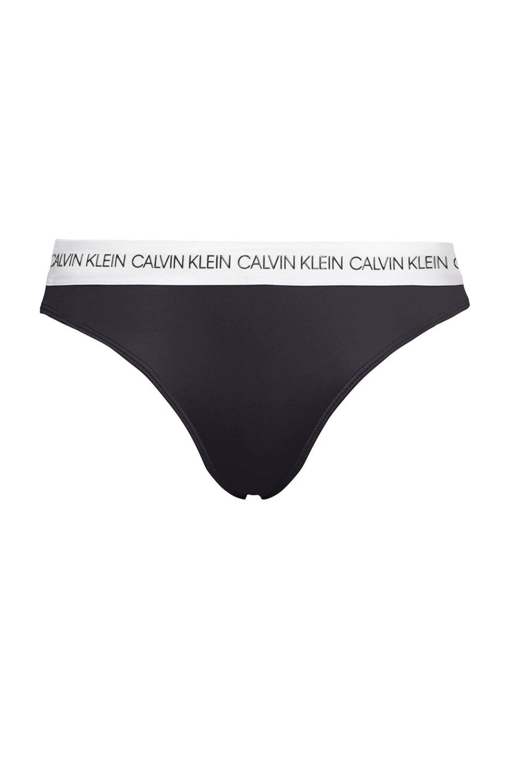 CALVIN KLEIN bikinibroekje zwart/wit, Zwart