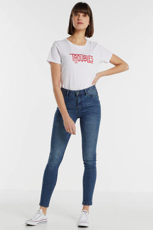 high waist skinny jeans Tinna lichtblauw