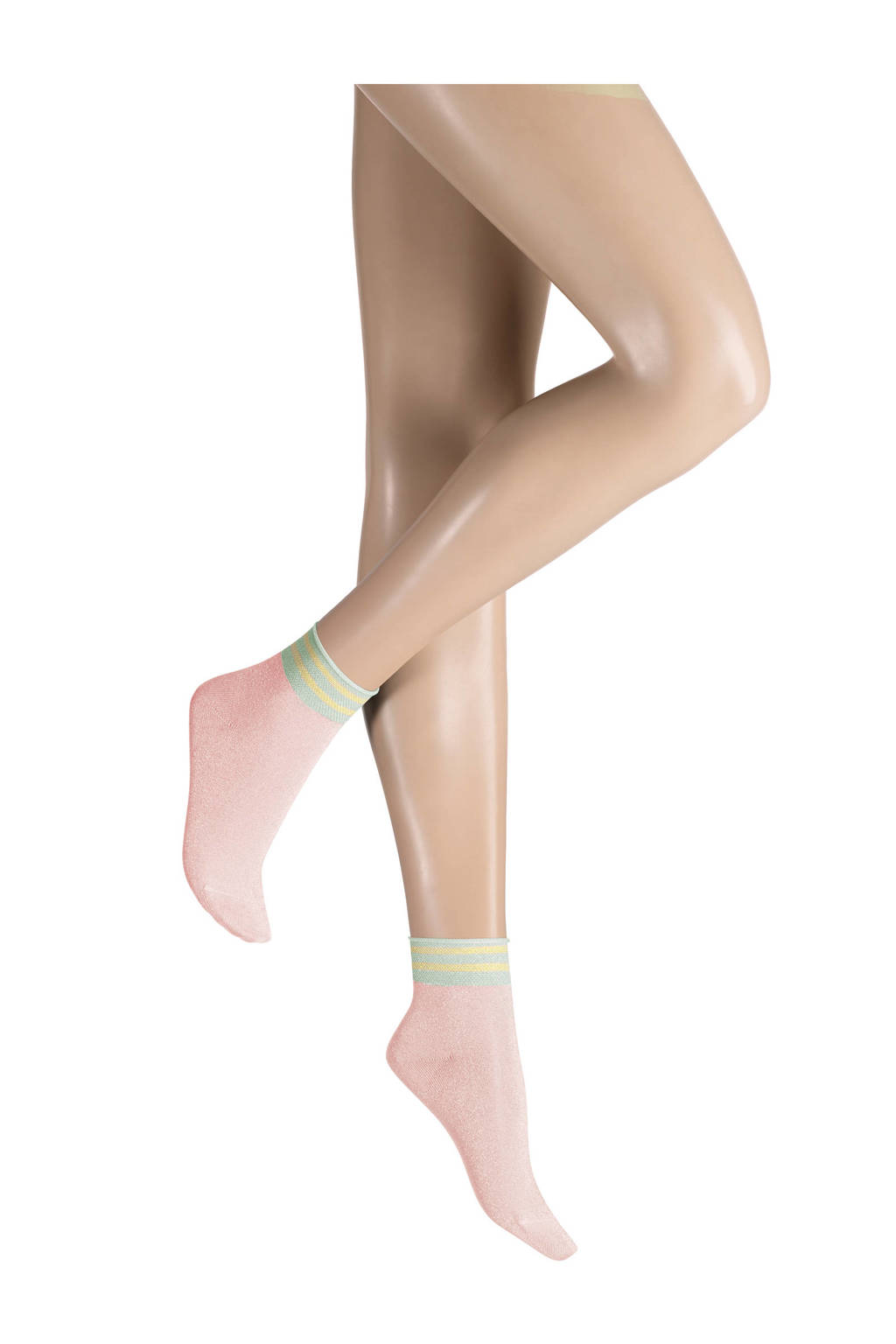 Kunert sokken met lurex roze, Roze