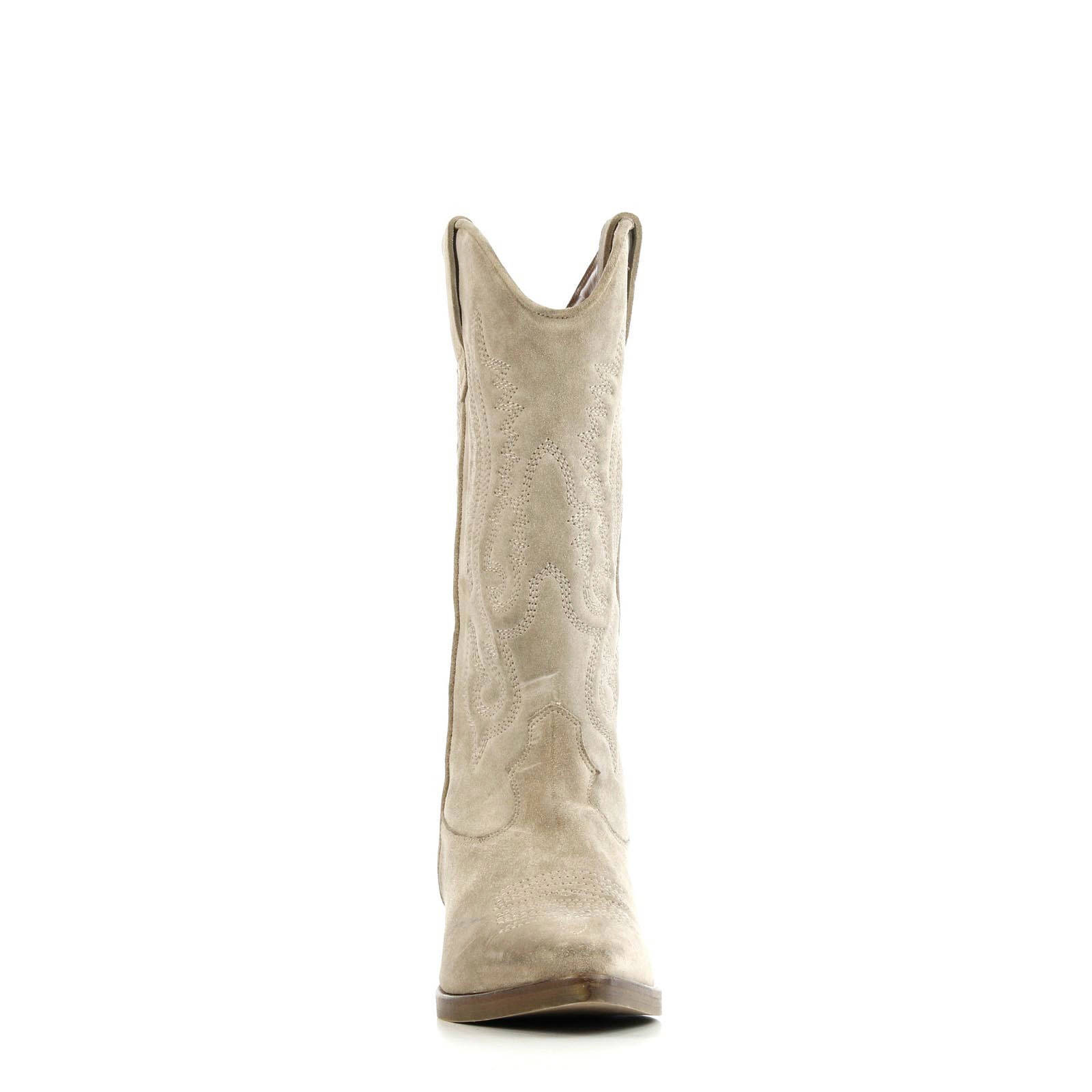 Aankoop \u003evia vai cowboylaarzen beige Grote uitverkoop - OFF 60%