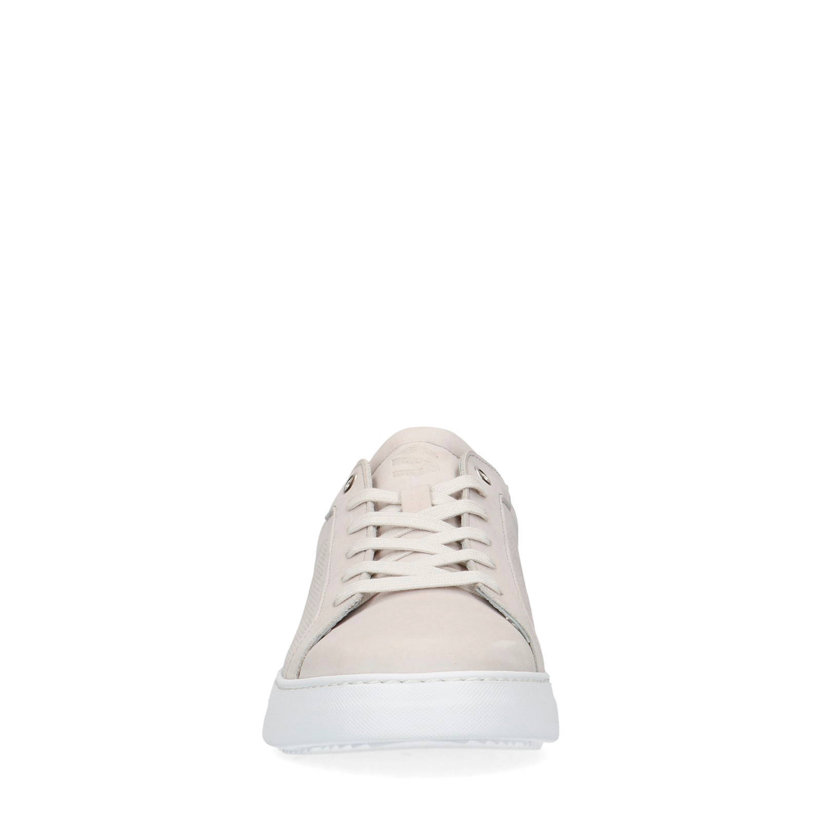Sacha leren sneakers beige | wehkamp
