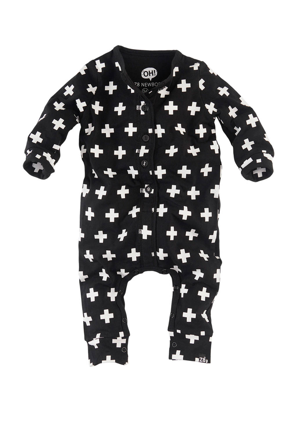 Stoffelijk overschot Giraffe Boekhouding Z8 newborn boxpak Caiden met all over print zwart/wit | wehkamp
