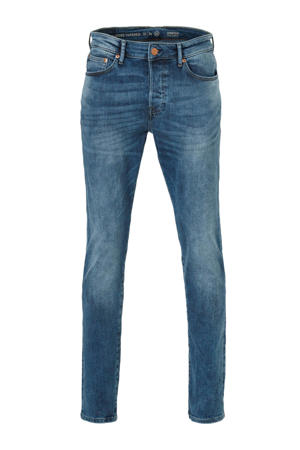 The Denim loose fit jeans donkerblauw