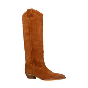 suède cowboylaarzen cognac