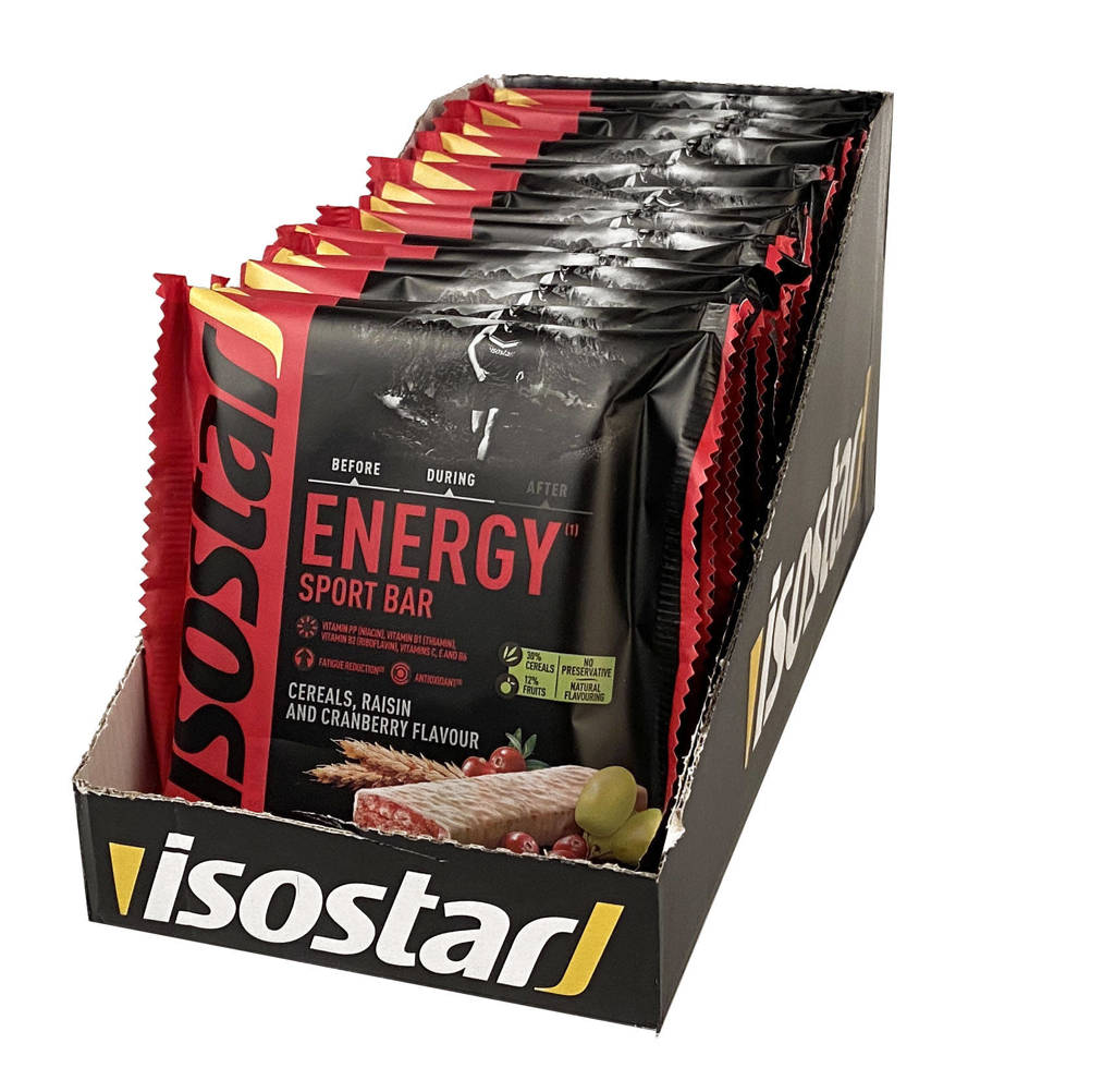 Isostar Sportbar cranberry 20x3st