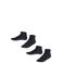 FALKE Happy sneakersokken - grijs (set van 2)