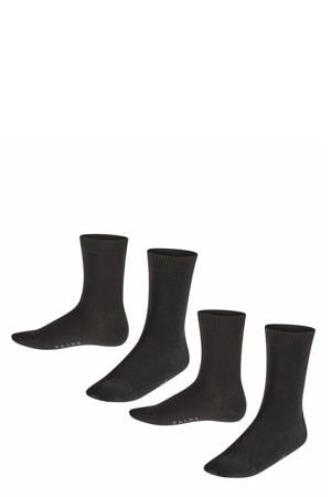 Happy sokken - zwart (set van 2)