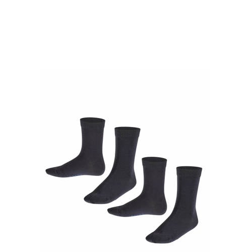 FALKE Happy sokken - set van 2 zwart afbeelding