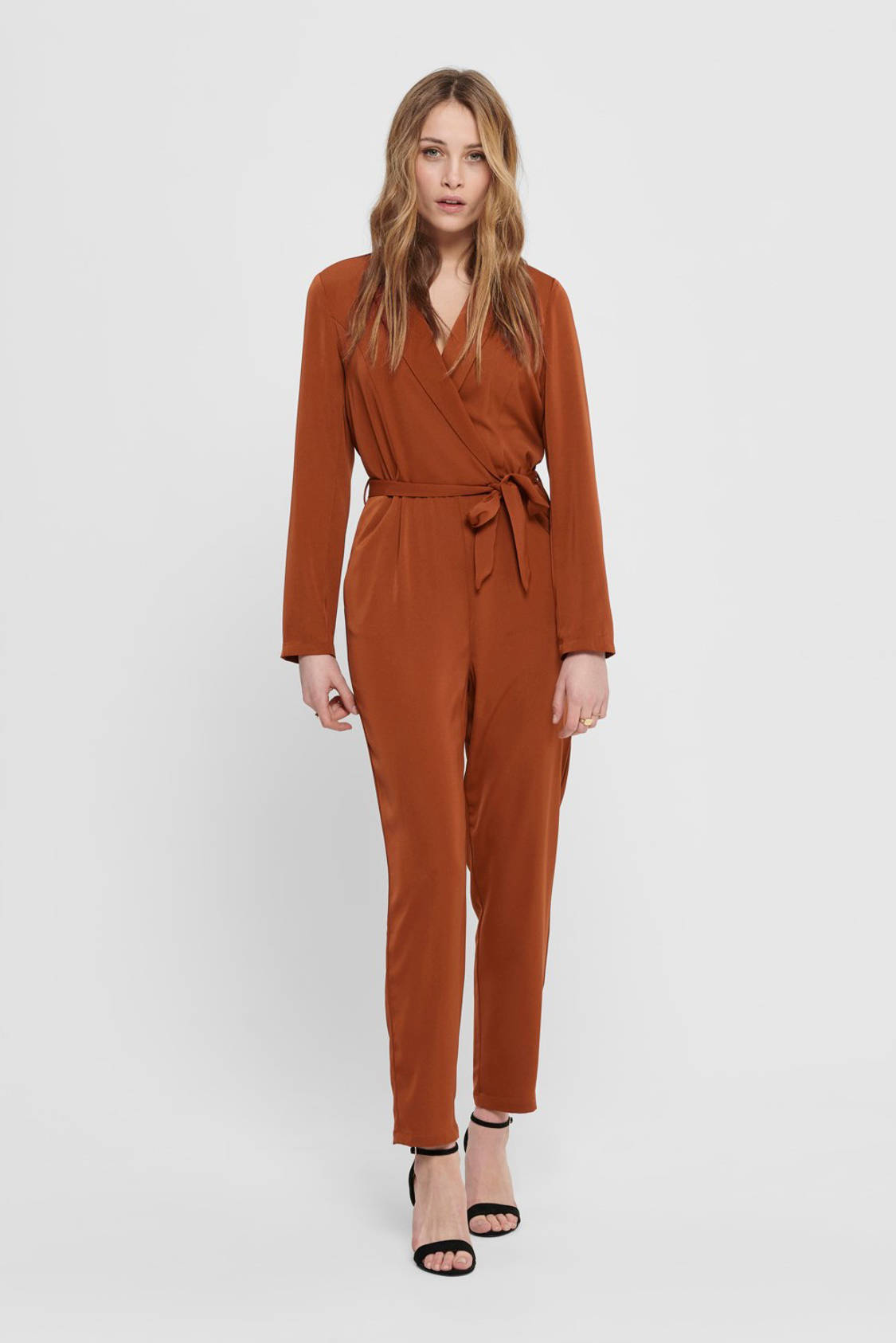 ONLY jumpsuit bruin wehkamp
