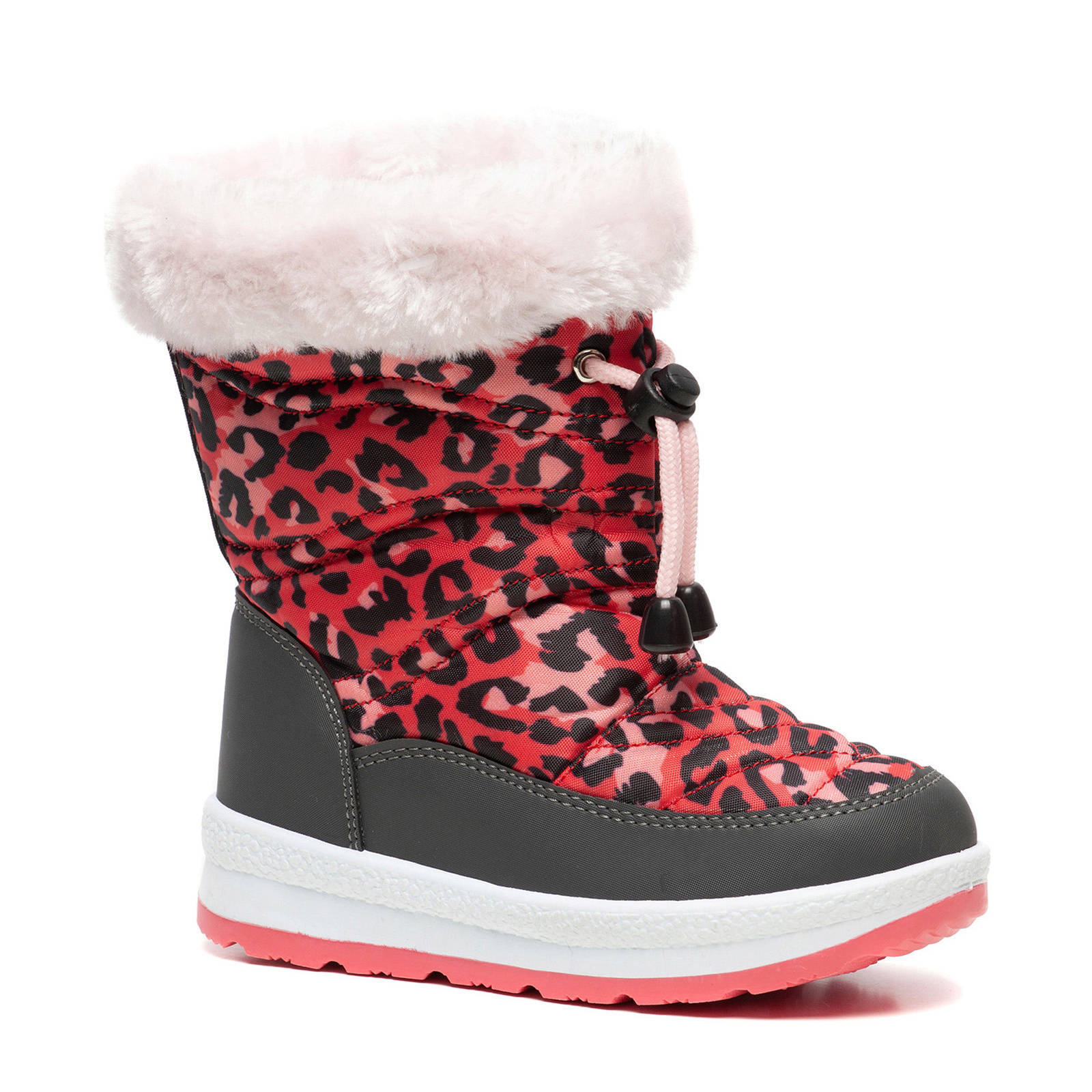Scapino Mountain Peak snowboots panterprint roze | wehkamp