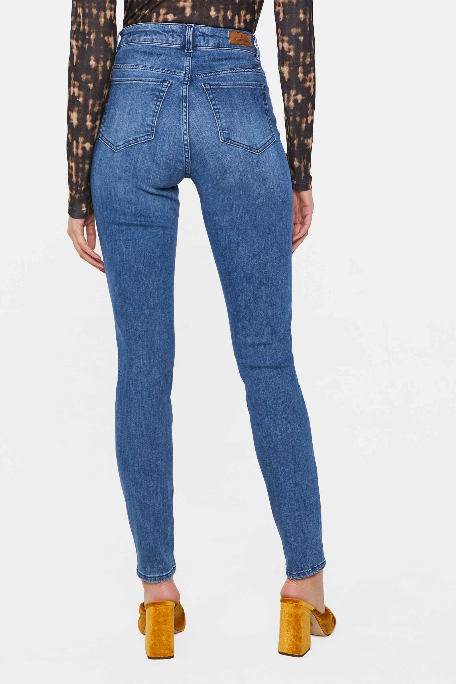 WE Fashion Blue Ridge high waist skinny jeans blue denim | wehkamp