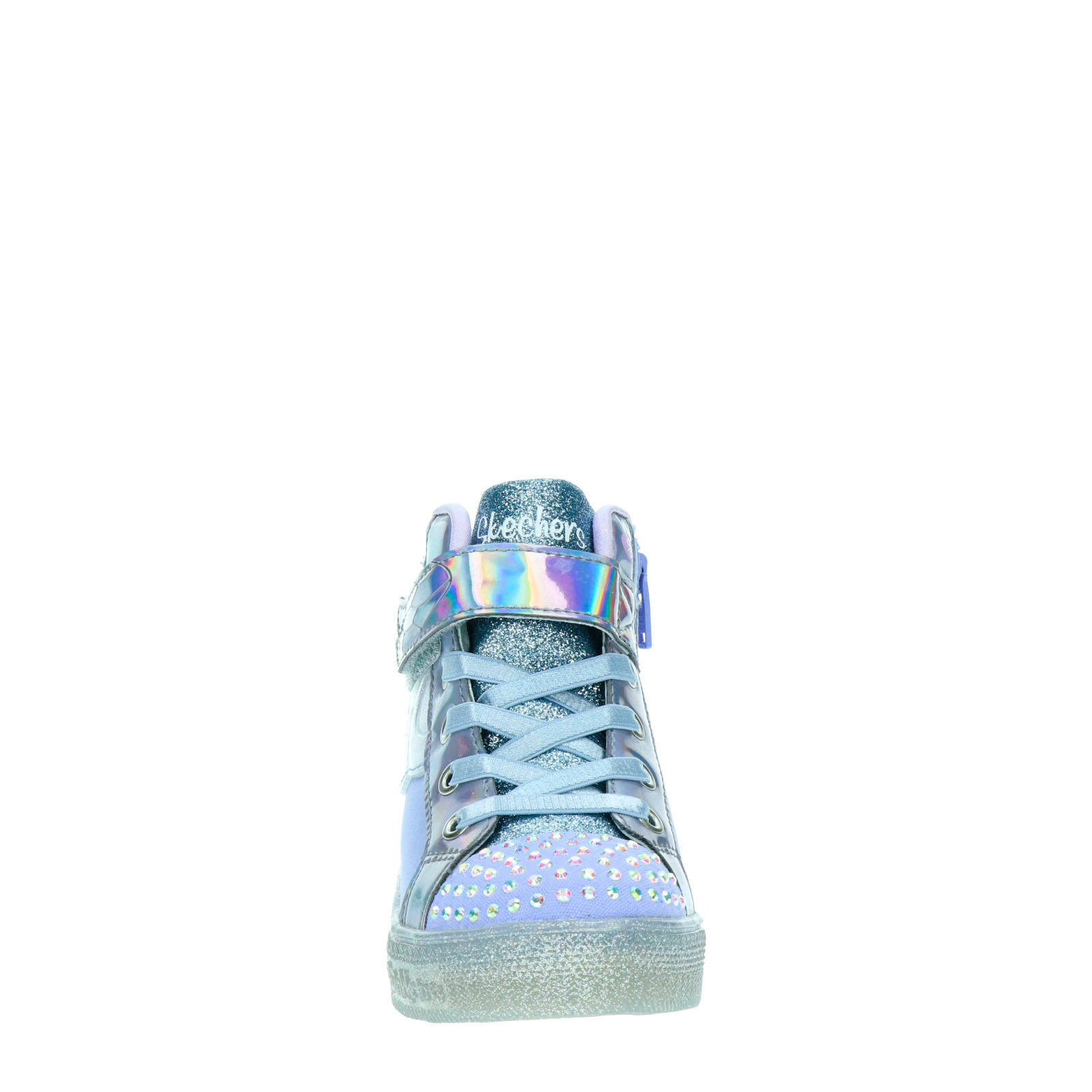 Skechers Twinkle Toes halfhoge sneakers met lichtjes lila | wehkamp