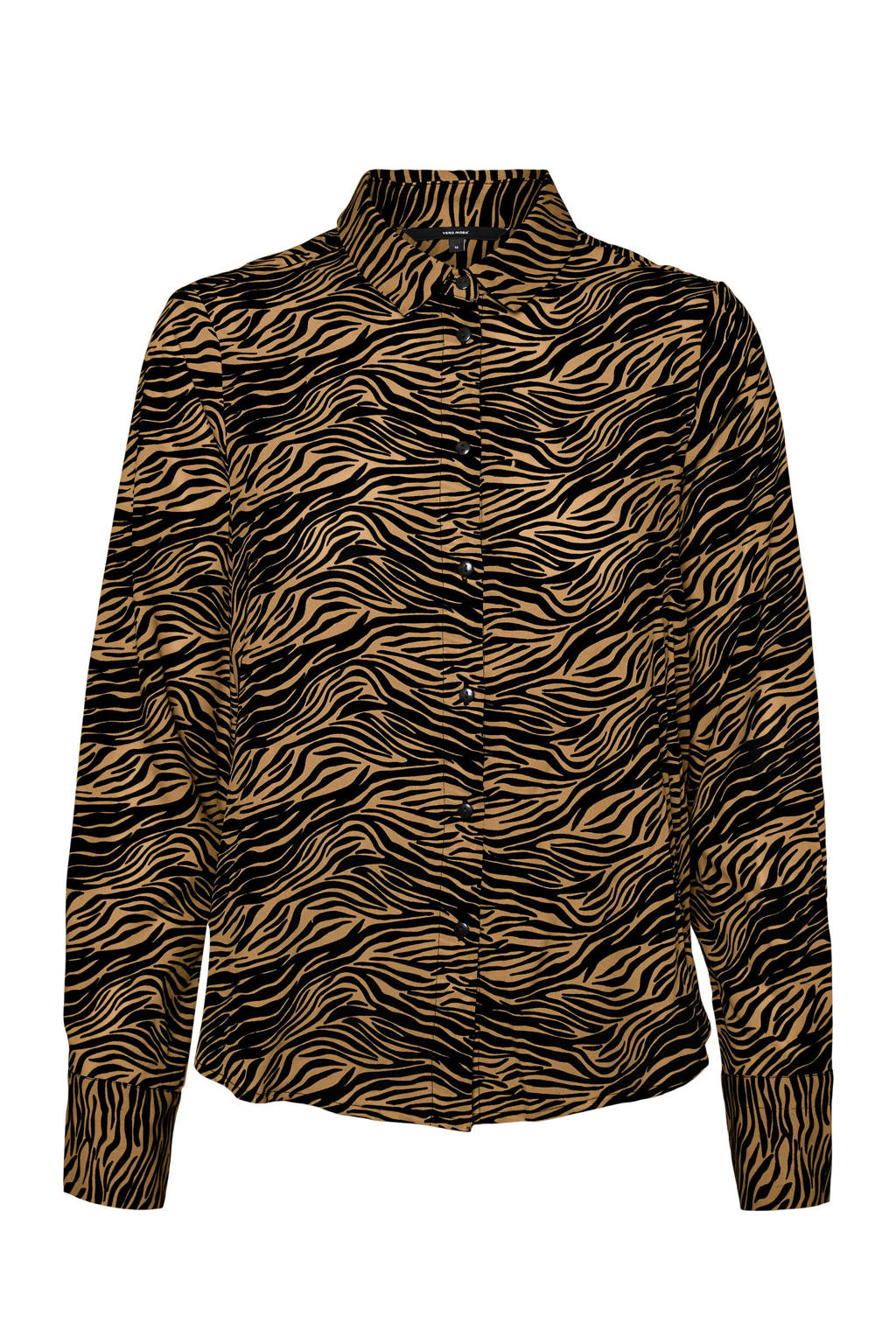 VERO MODA blouse met zebraprint bruin, Bruin