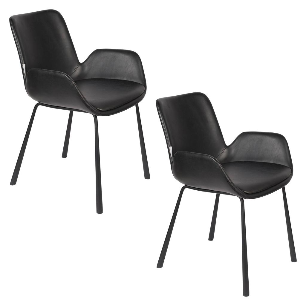 Zuiver eetkamerstoel Brit (set van 2)
