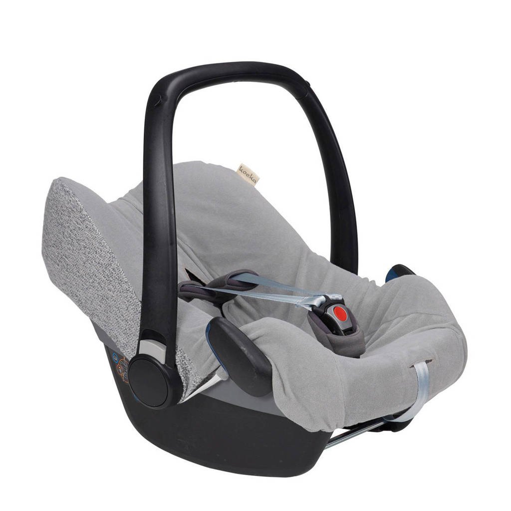 Koeka autostoelhoes Vigo voor maxi-cosi 3/5 punts Sparkle Grey, Sparkle grey