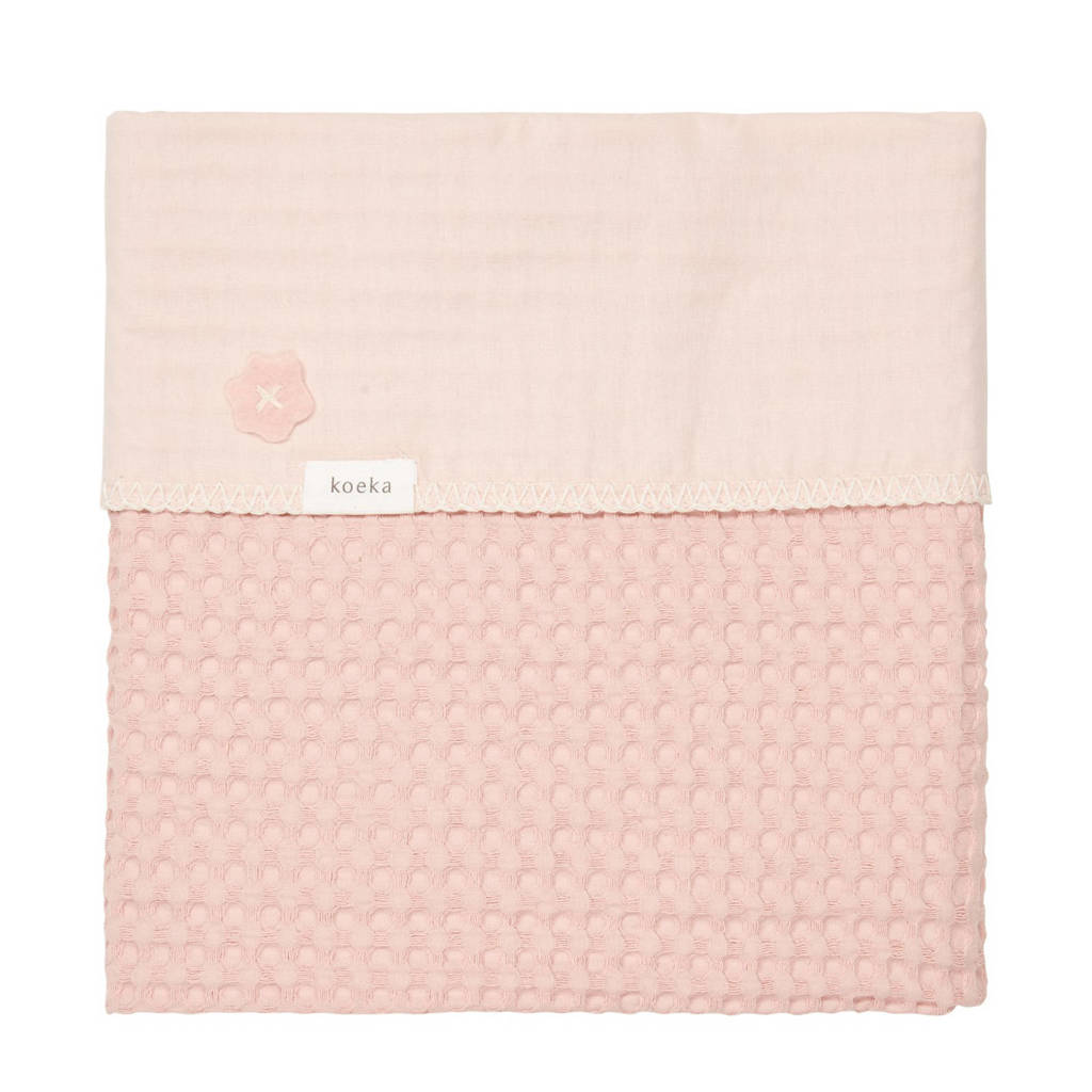 Koeka Antwerp baby wiegdeken roze 75x100 cm, Roze