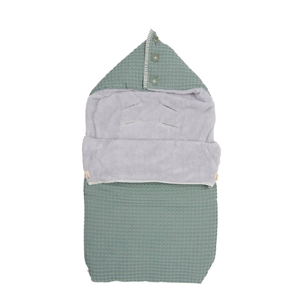 Koeka Oslo voetenzak (3-puntsgordel) sapphire/silver grey