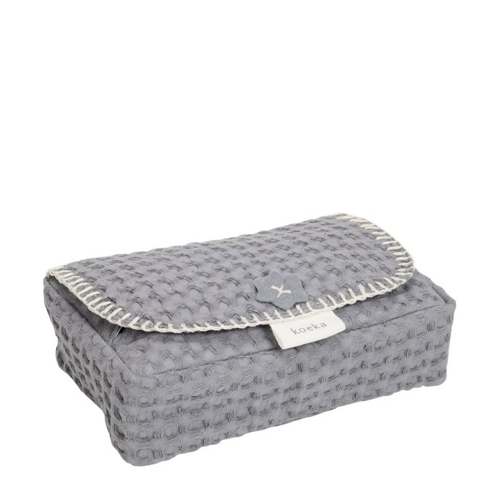 Koeka Antwerp babydoekjeshoes steel grey, Steel grey