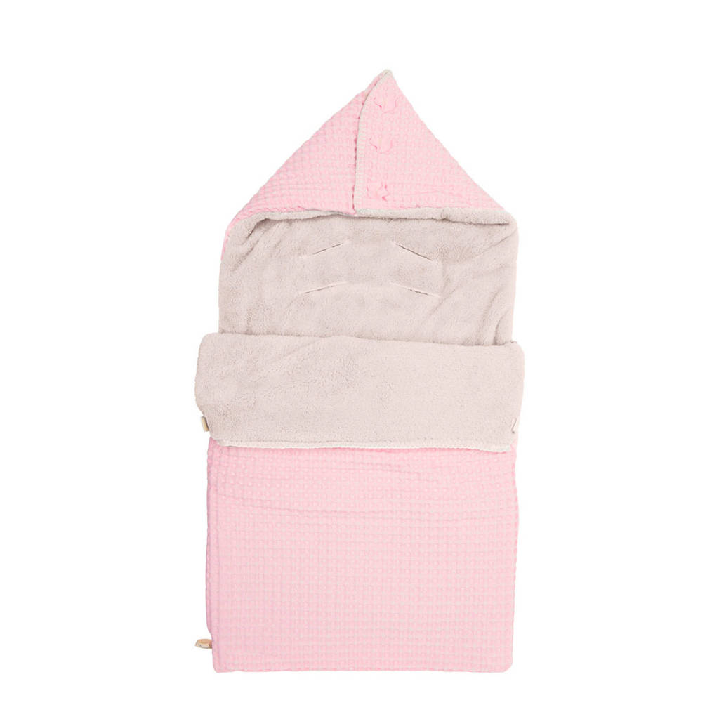 Koeka Oslo voetenzak (3-puntsgordel) old baby pink/pebble