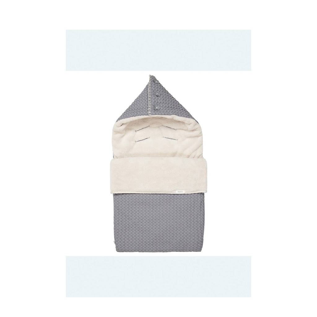 Koeka Oslo voetenzak (3-puntsgordel) steel grey/pebble