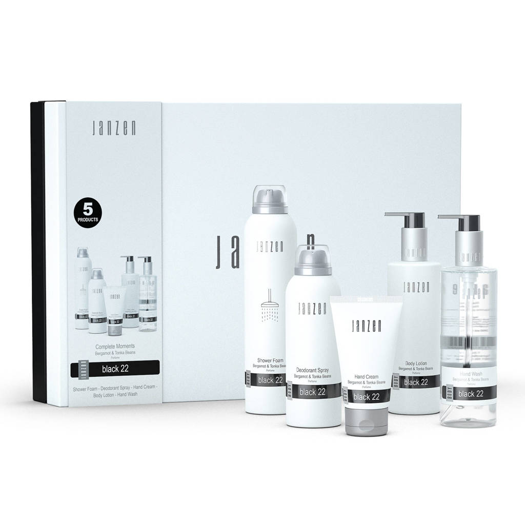 Janzen Complete Moments Black 22 Geschenkset - 925 ml