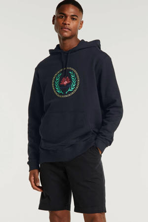 hoodie met printopdruk zwart