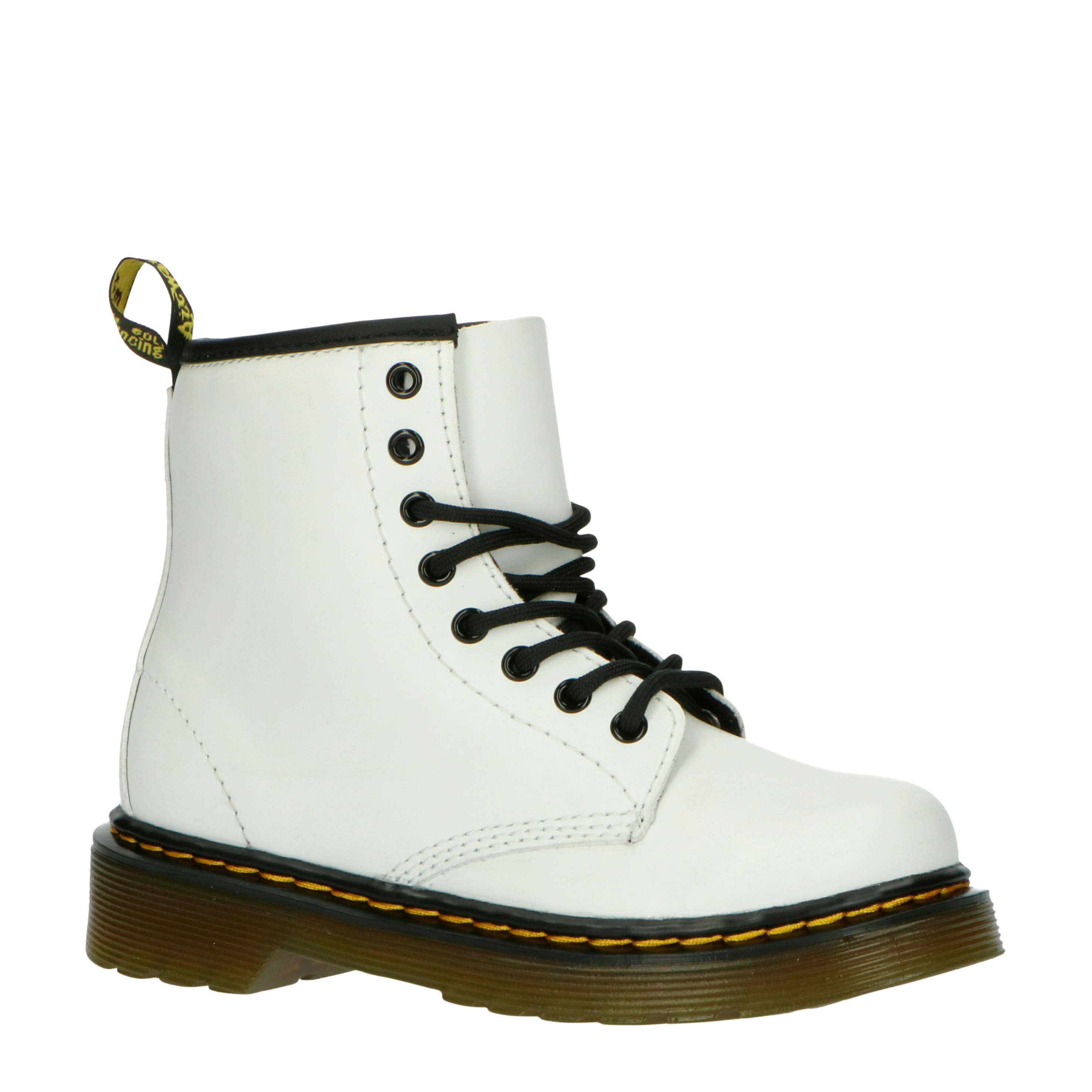 Dr. Martens 1460 Peuter leren veterboots wit | wehkamp