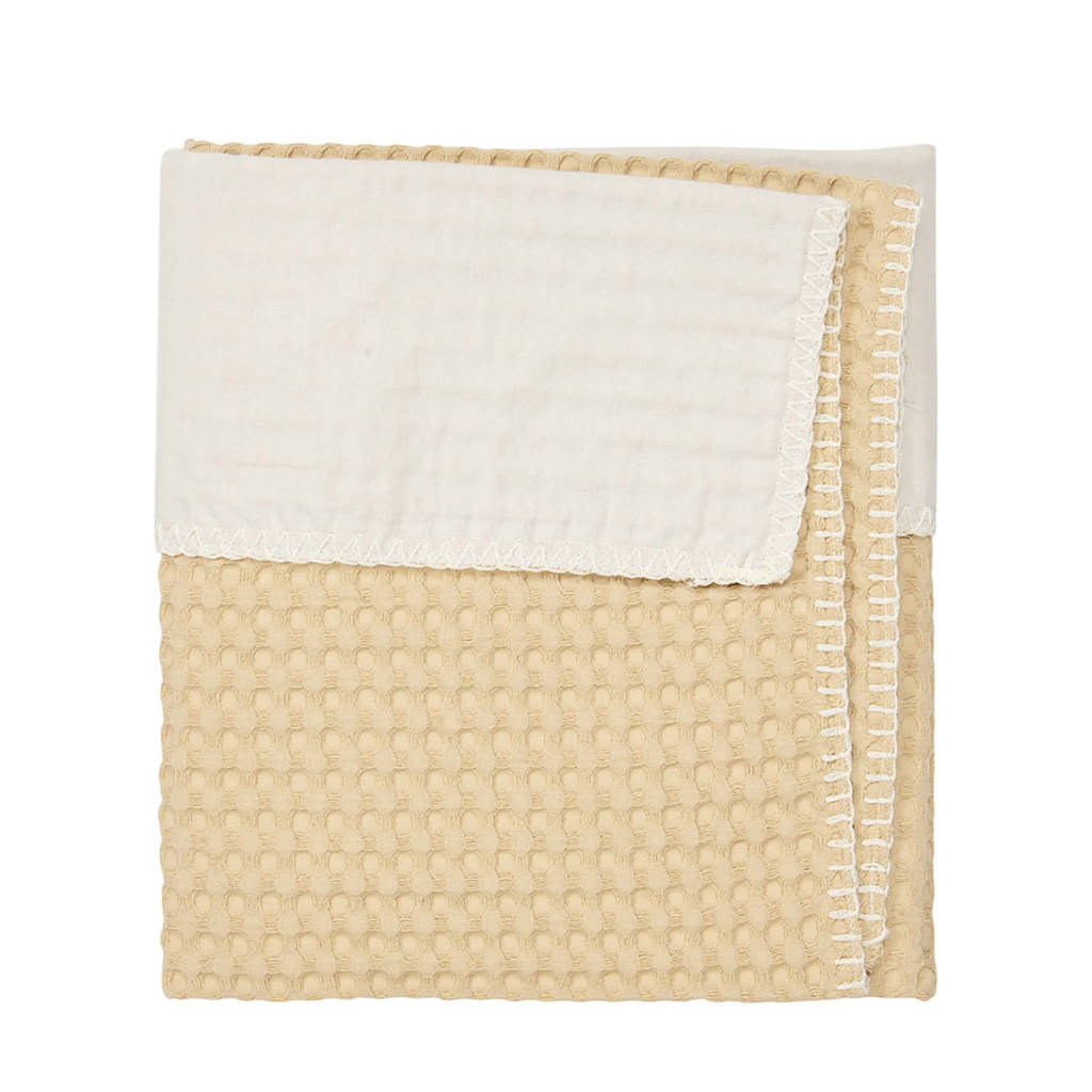 Koeka Antwerp baby ledikantdeken 100x150 cm Old Baby Pink, old baby pink