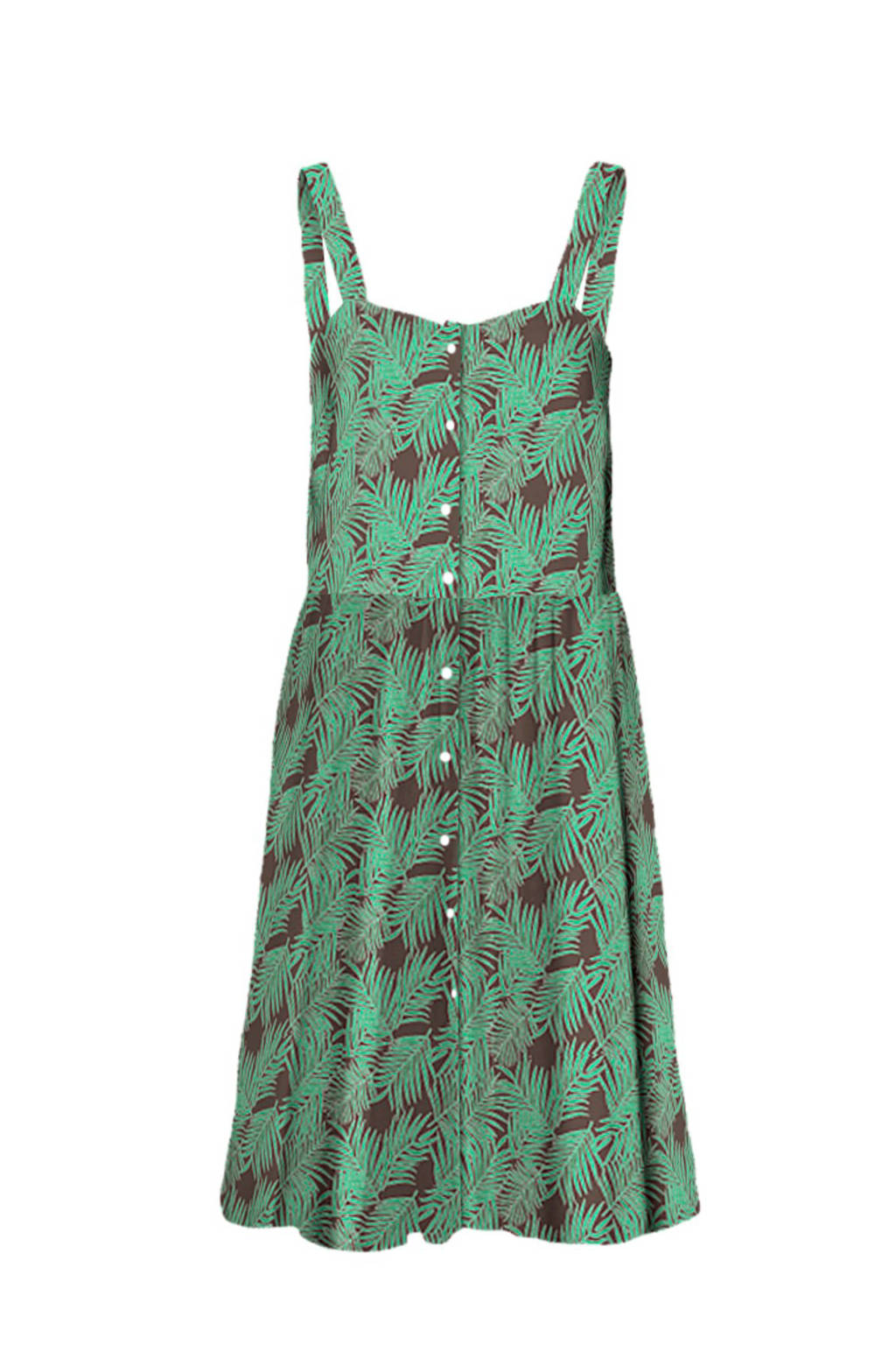 NOISY MAY jurk met all over print groen, Groen