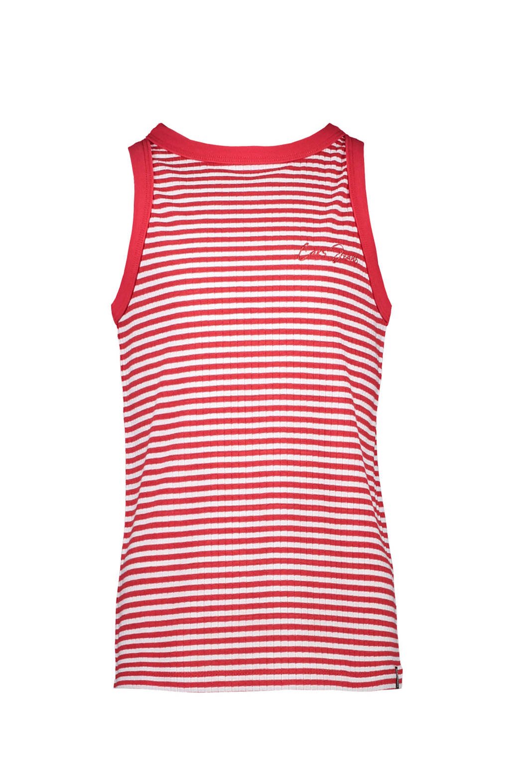 Cars gestreepte top Milana rood/wit, Rood/wit